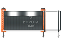 Откатные ворота 2200×3500 ЗМК-6939