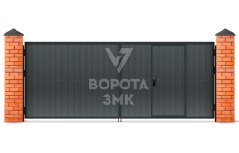 Ворота профнастильные 2500×2500 ЗМК-5189
