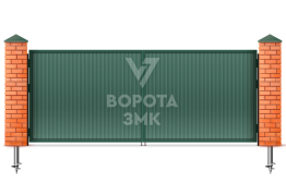 Распашные ворота ангарные 1750×2000 ЗМК-5157